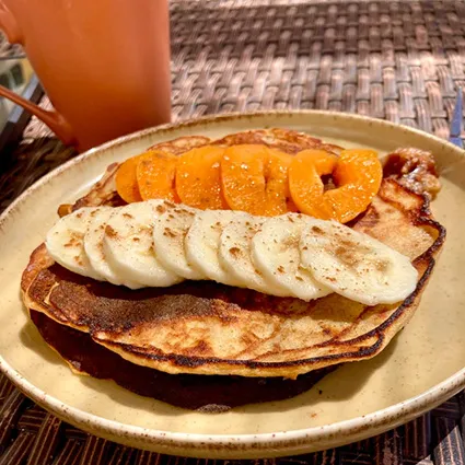 Foto bij het recept Glutenvrije banana pancakes
