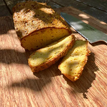 Foto bij het recept Bloemkool-kerriebrood