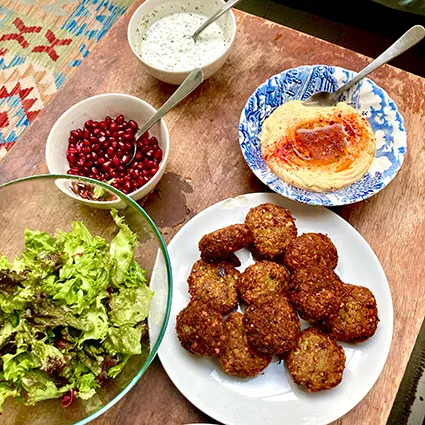 Foto bij het recept Home-made falafel