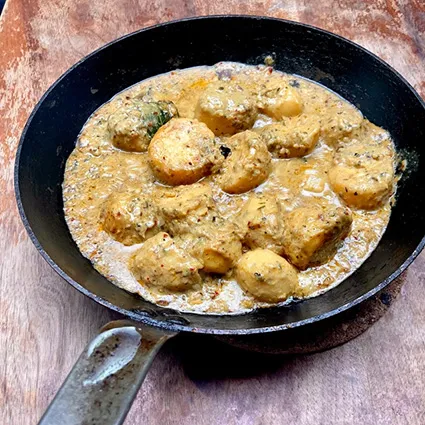 Foto bij het recept Indiase aardappelcurry