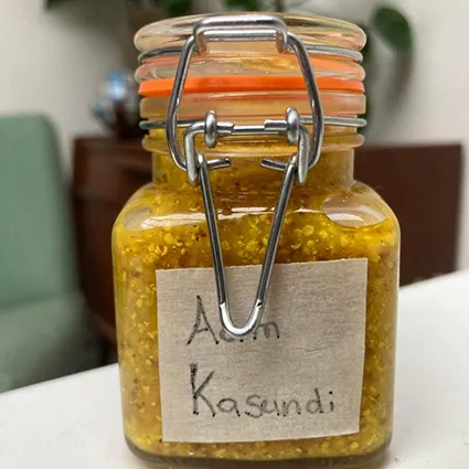Foto bij het recept Indiase mango-mosterd | Aam Kasundi