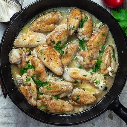 Foto bij het recept Pollo al ajillo (Spaanse knoflookkip)