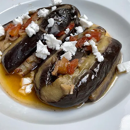 Foto bij het recept Turkse gestoofde aubergine | Imam bayıldı