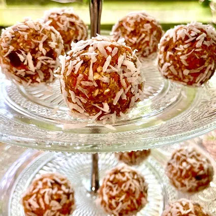 Foto bij het recept Worteltaart ballen