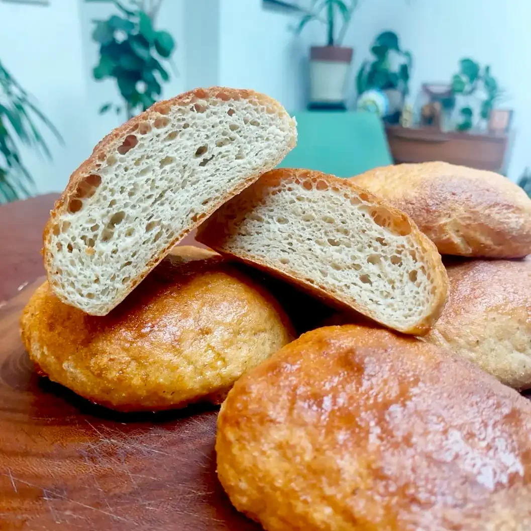 Glutenvrije zachte witte bollen