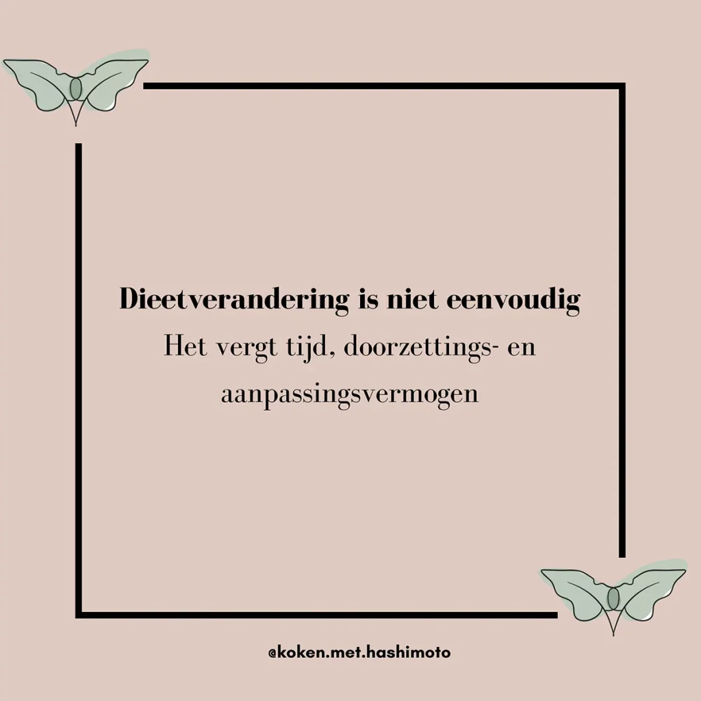 Dieetverandering Hashimoto