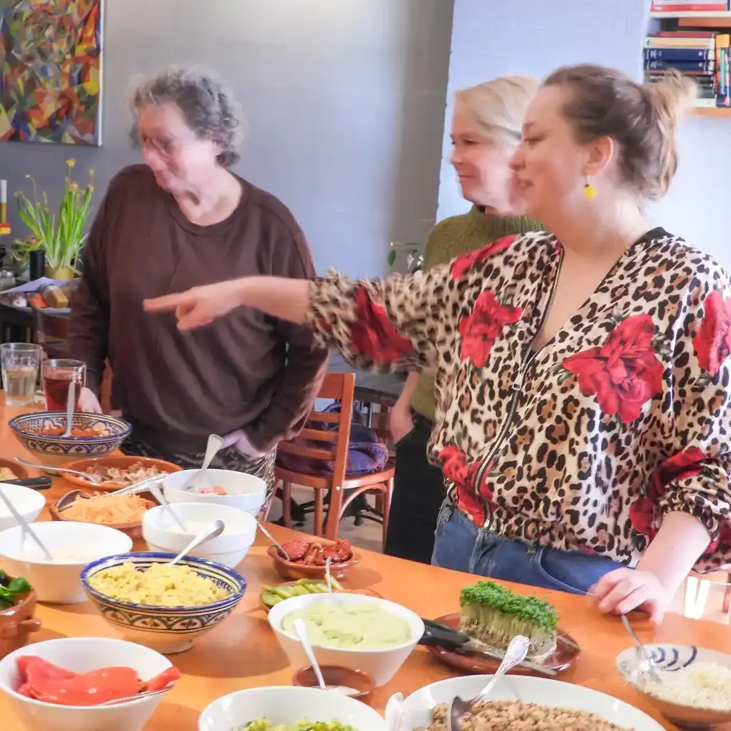 Samen de keuken in
